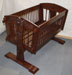 Walnut Baby Cradle