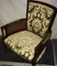 Chair Refinished, Reupholstered, Recaned 