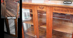 Arts & Crafts Bookcase Restoration