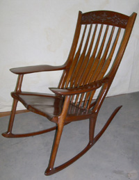 Sculpted Rocking Chair