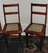 Solid Mahogany Caned Chairs